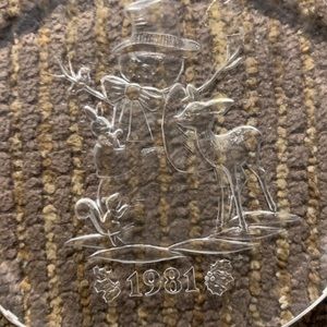1981 snowman ornament